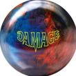 Damage bowling ball