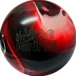 Ignite Solid Red White Black bowling ball