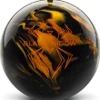 Black Widow - Black / Gold bowling ball