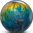Raw Hammer - Smoke / Blue / Gold bowling ball