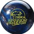Tropical Breeze Solid Black/Teal bowling ball