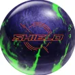 Shield Purple/Lime Hybrid bowling ball