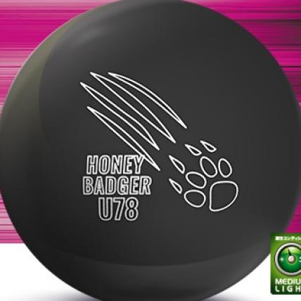 900 Global Honey Badger Black U78 bowling ball photo