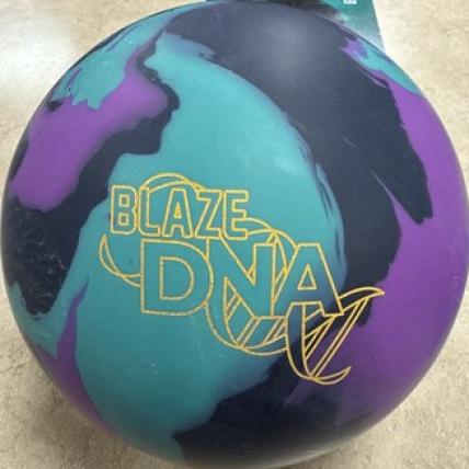 Blaze DNA bowling ball photo