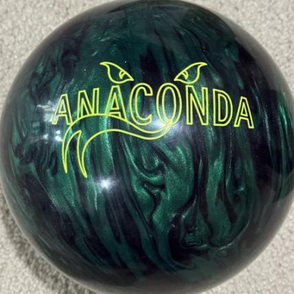 Brunswick Anaconda bowling ball photo