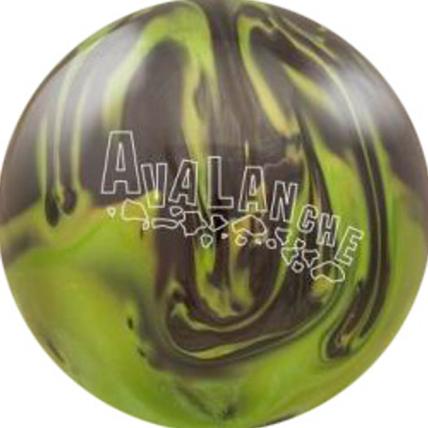 Brunswick Avalanche Black/Electric Green bowling ball photo