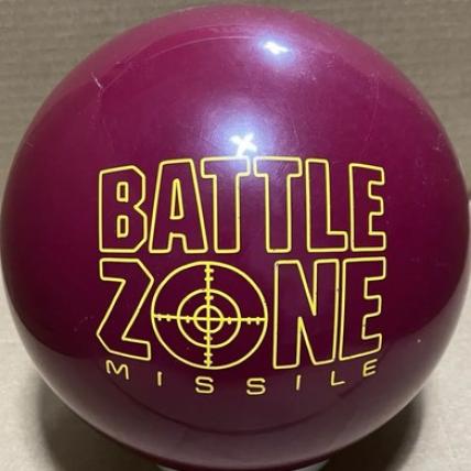 Brunswick Battle Zone Missile bowling ball photo