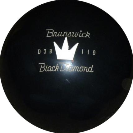 Brunswick Black Diamond bowling ball photo