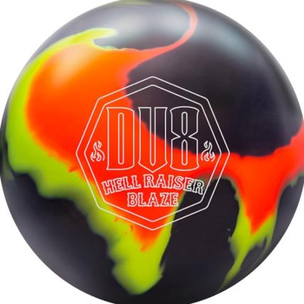 DV8 Hell Raiser Blaze bowling ball photo