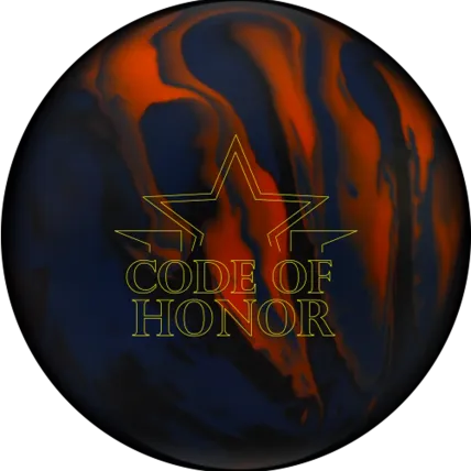 Ebonite Code of Honor bowling ball photo