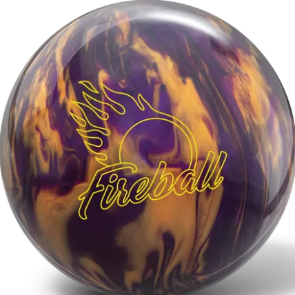 Ebonite Fireball Purple/Gold bowling ball photo