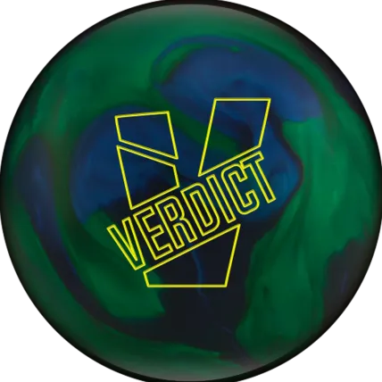 Ebonite Verdict bowling ball photo