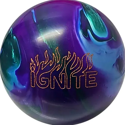 Epic Ignite Emerald Teal Purple bowling ball photo