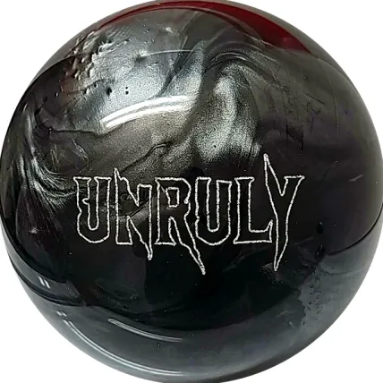 Epic Unruly Silver Metallic Midnight Urethane bowling ball photo