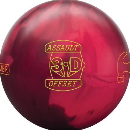 Hammer 3-D Offset Assault bowling ball photo