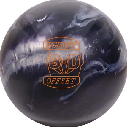 Hammer 3-D Offset Purple/Silver bowling ball photo