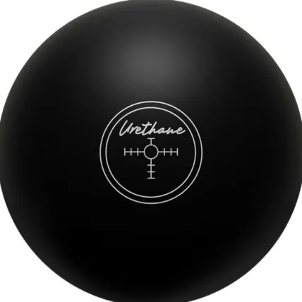 Hammer Black Solid Urethane bowling ball photo