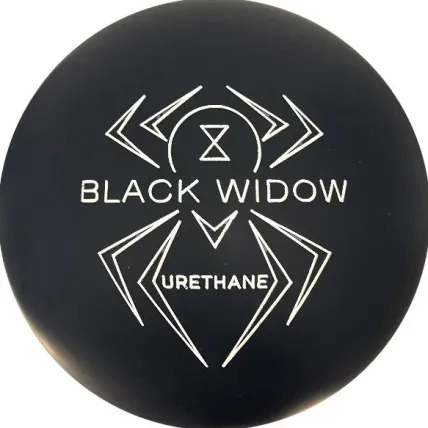 Hammer Black Widow Black Solid Urethane bowling ball photo