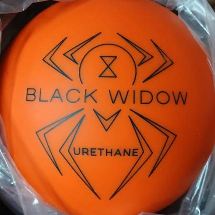Hammer Black Widow Urethane Orange Solid bowling ball photo