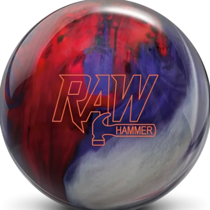 Hammer Raw Hammer Red / White / Purple bowling ball photo