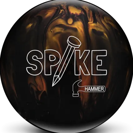 Hammer Spike Black / Gold bowling ball photo