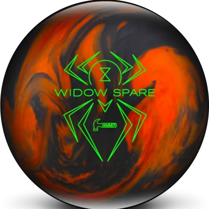 Hammer Widow Spare - Orange / Black Pearl bowling ball image