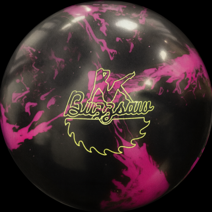 Lane #1 Lady Buzzsaw bowling ball photo