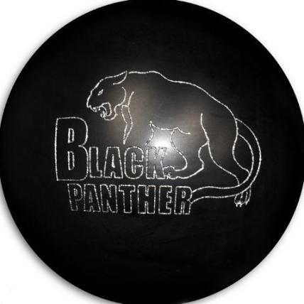 Lane 1 Black Panther bowling ball photo