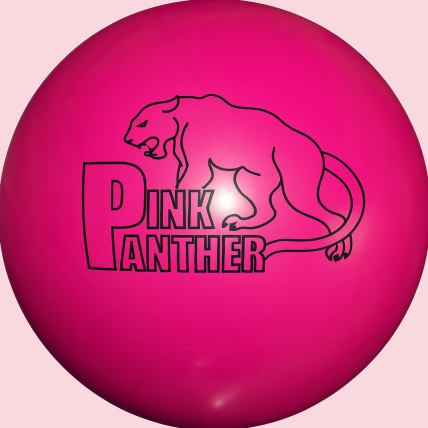 Lane #1 Pink Panther bowling ball photo