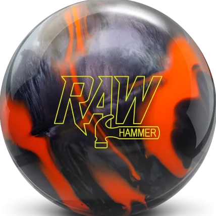 Raw Hammer - Orange / Black bowling ball photo