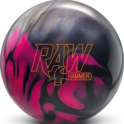 Raw Hammer - Purple / Pink / Silver bowling ball photo