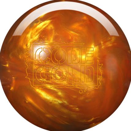Storm Code Gold bowling ball photo