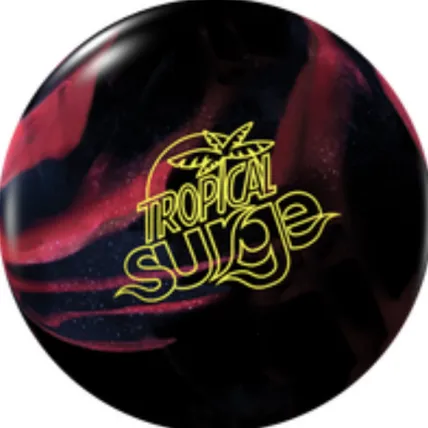 Storm Tropical Surge Black/Cherry Hybrid bowling ball photo