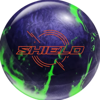 Swag Shield Purple/Lime Hybrid bowling ball photo