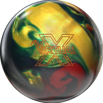Virtual X bowling ball image