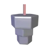 Tiered Hexagon core icon